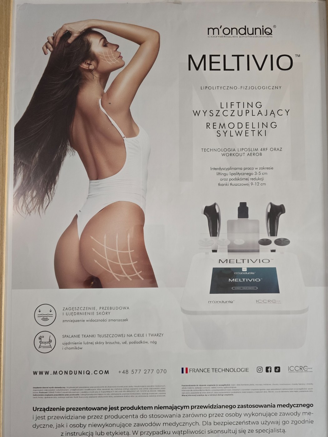 Meltivio RF 448 kHz M’onduniq – urządzenie do modelowania sylwetki — zdjęcie 4